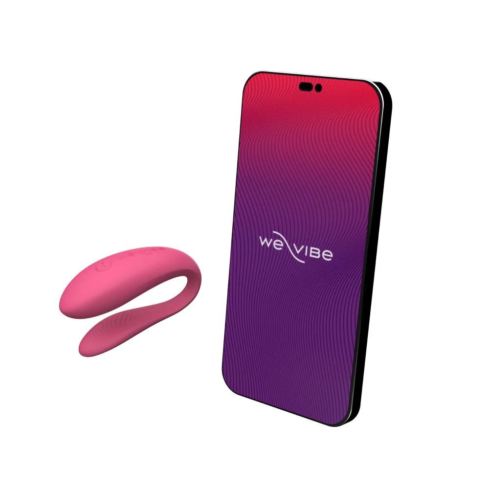 Levně We Vibe Sync Lite smart rechargeable radio couple pink