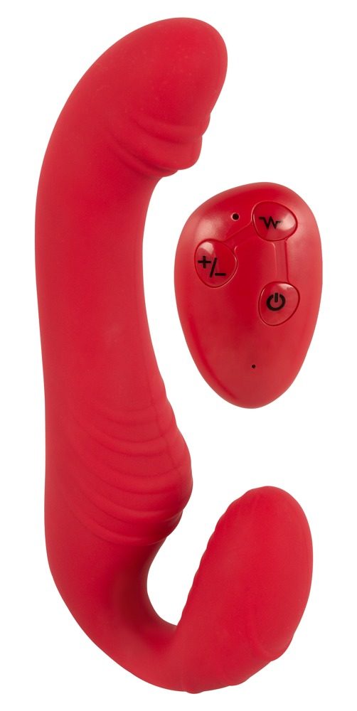 Levně You2Toys Remote Controlled Strapless Strap-On 3 Motors Red
