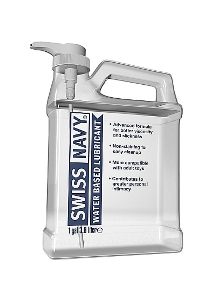 Levně Swiss Navy Waterbased Lube Lubrikant na vodní bázi 3785 ml