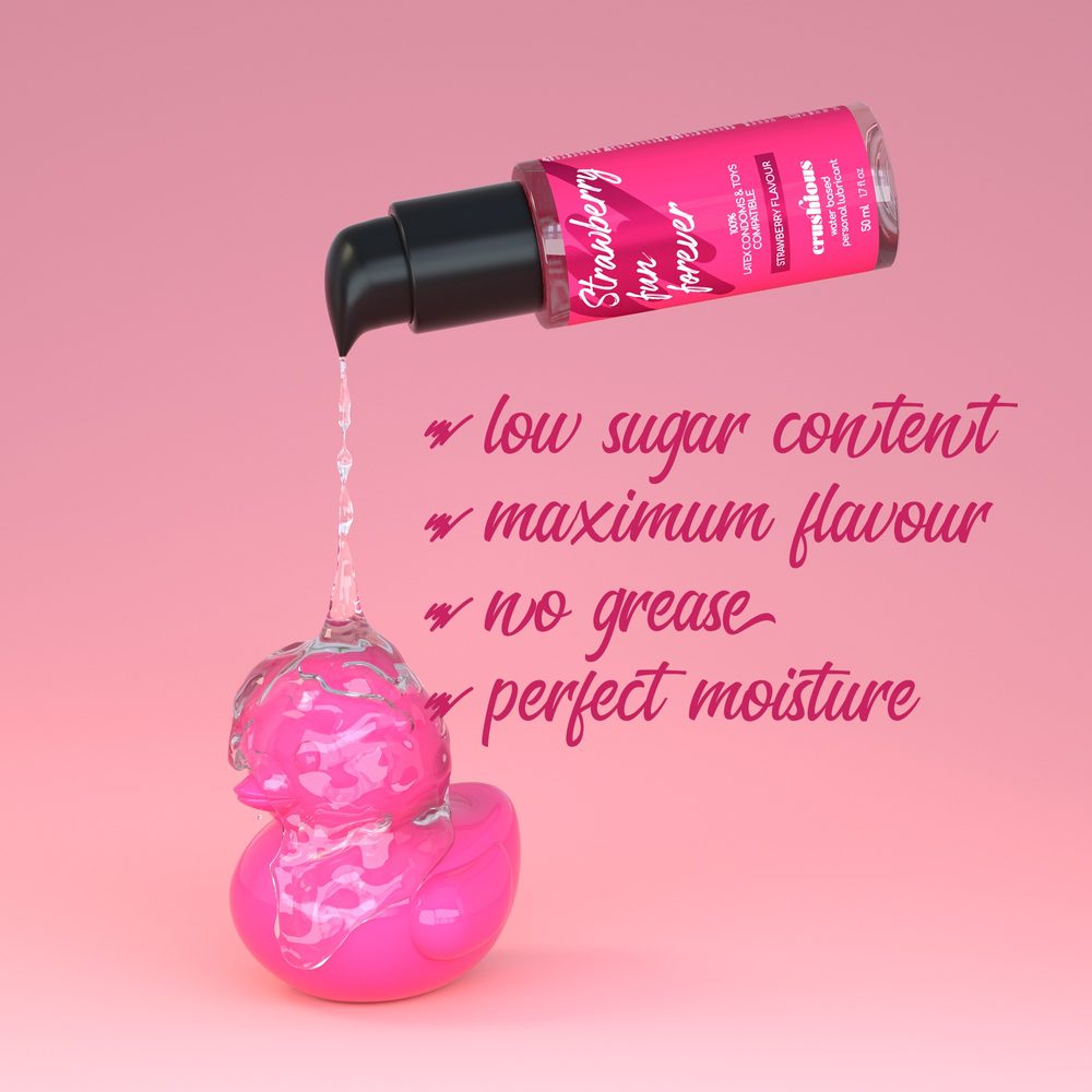 Crushious Strawberry Flavoured Lubricant 50 ml (obrázek 5)