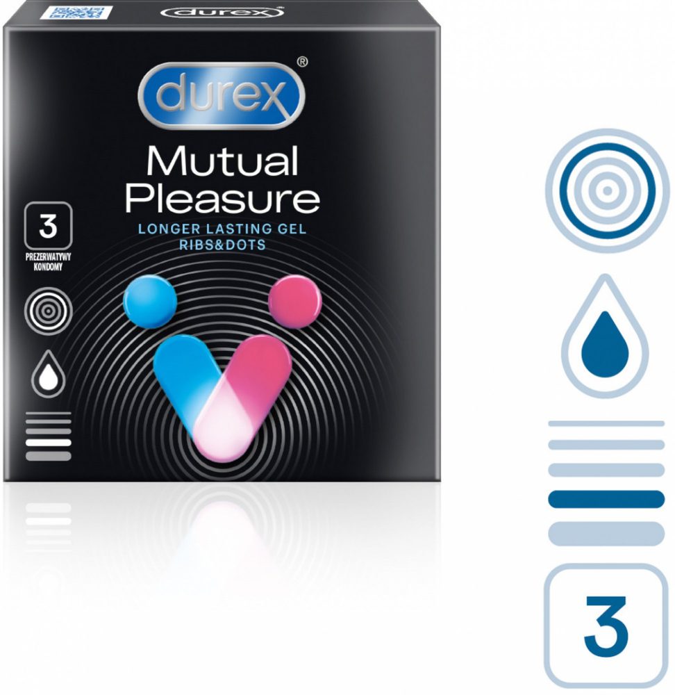 Durex Kondomy Mutual Pleasure 3 ks