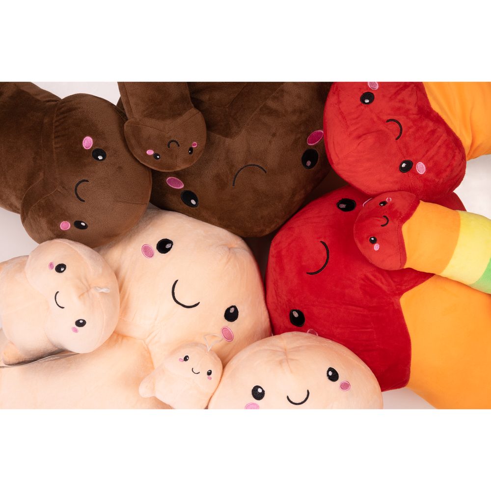 Shots SLine Penis Plushie Rainbow 30 cm (obrázek 3)