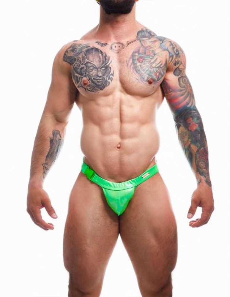 E-shop C4M Emerald Clip Tanga Brief Green - L