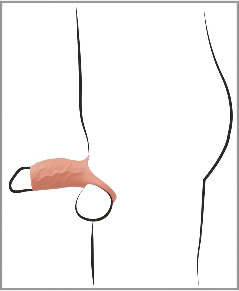 RealistiXXX RealSleeve vibrační návlek na penis otevřený (obrázek 11)