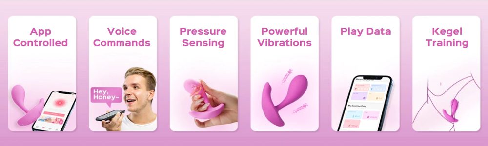 Honey Play Box OLY 2 Pressure Sensing APP enabled Wearable Clit & G Spot (obrázek 12)