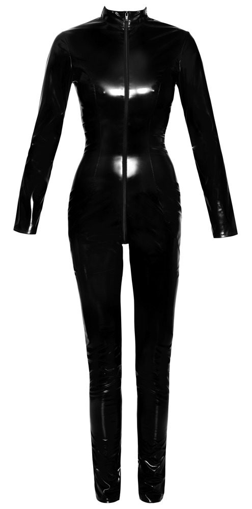 Black Level Vinyl Jumpsuit Long - L (obrázek 9)