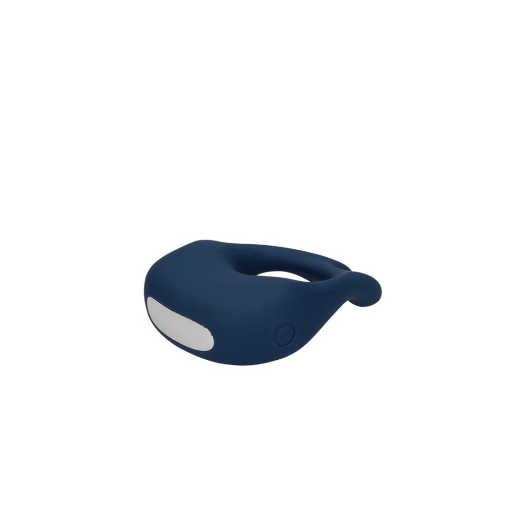 Loveline Pointed Vibrating Cock Ring - Baltic Blue (obrázek 4)