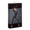 Noir Handmade F162 Powerwetlook Overall with Leash and Two-way Zipper