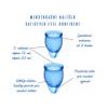 Satisfyer Feel Confident Menstruační kalíšek sada 2 menstruačních kalíšků 15 ml + 20 ml