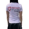 Women's t-shirt Erofest pattern lips white