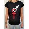 Women's t-shirt erotic fair pattern1 S