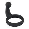 Black Velvets erection ring with stimulator