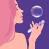 Biird Cecii Violet – Luxury Glass Massage Wand and Dildo (16 × 3 cm)