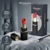 Womanizer Beauty - въздушновълнова клиторстимулираща играчка във форма на червило (черна)