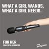 Teazers Black Lightning Wand Vibrator