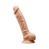 SilexD Model 1 Premium Silicone Dual Density Dildo 8" Flesh