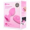 b-Vibe Vibrating Heart Plug S/M Pink