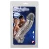 Crystal Penis Sleeve With Extension And Ball Ring