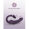 Tracy's Dog C Shape Double-Ended Dildo Vibrator Purple