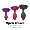 Love To Love Open Rose анален плъг размер S лилав