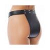 Rimba Chastity Belt with Two Holes In Crotch Padlock Included M/L