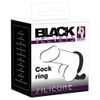 Black Velvets erection ring with stimulator