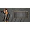 Noir Handmade F162 Powerwetlook Overall with Leash and Two-way Zipper