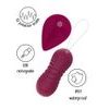 Lola Games Vaginální vibrační kuličky s dálkovým ovládáním Take it Easy Era Wine Red
