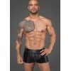 Noir Handmade H058 Men's Shorts Made of Powerwetlook and 3D Net