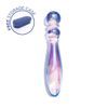 Biird Cecii Violet – Luxury Glass Massage Wand and Dildo (16 × 3 cm)