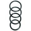 Sportsheets O-Rings Set 4 Assorted Sizes Black