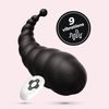 Crushious cocoon rechargeable vibrating egg with wireless remote control black