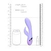 Loveline Smooth Silicone Rabbit Vibrator - Digital Lavender