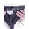 Ouch! Vibrating Strap-on High-cut Brief M/L