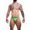 C4M Emerald Clip Tanga Brief Green