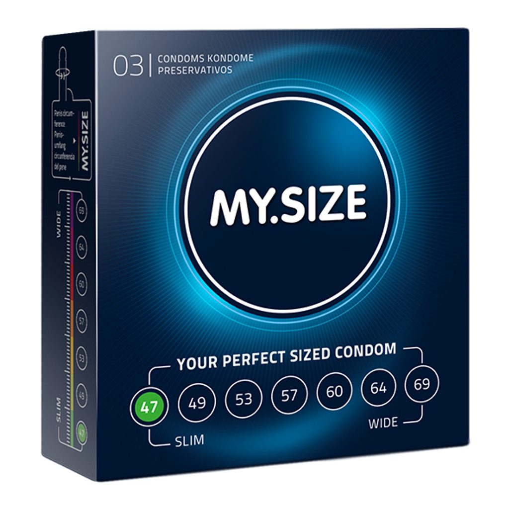 Kondomy My Size 16 cm, 4,7 cm 3ks - Condoms - Sexshop Prague