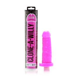 Clone A Willy Kit Glow-In-The-Dark Hot Pink