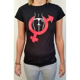 Women's t-shirt erotic fair pattern2 L