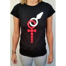 Women's t-shirt erotic fair pattern1 L