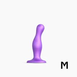 Strap-on-me Curvy M Falujące Dildo z Przyssawką