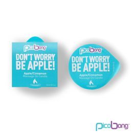 Massage candle PicoBong - apple / cinnamon