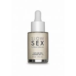 Bijoux Indiscrets Slow Sex Hair And Skin Shimmer Dry Oil 30ml