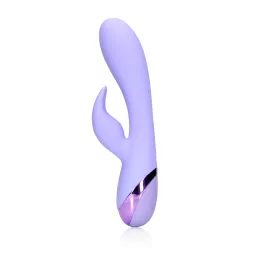 Loveline Smooth Silicone Rabbit Vibrator - Digital Lavender