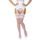 Obsessive Punčochy 810-STO white stockings Bílá