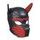 Dog Mask Ouch! Puppy Play Puppy Hood red