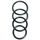 Sportsheets O-Rings Set 4 Assorted Sizes Black
