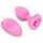 b-Vibe Vibrating Heart Plug S/M Pink