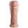 Pipedream King Cock Elite 8 Vibrating Silicone Dual Density Cock Light