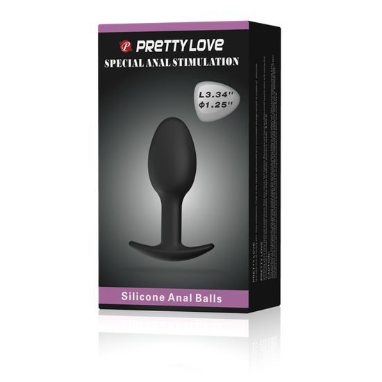 Pretty Love Heavy Balls Silicone Butt Plug