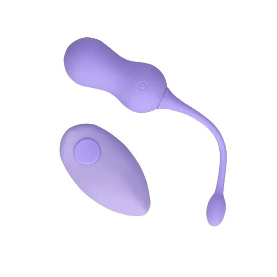 Loveline Vibrating Egg with Remote Control - Violet Harmony